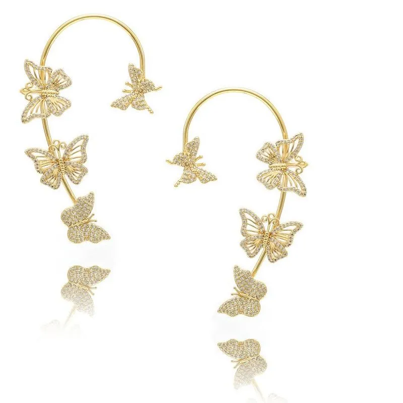 Kullatud liblikkõrvarõnga mansett