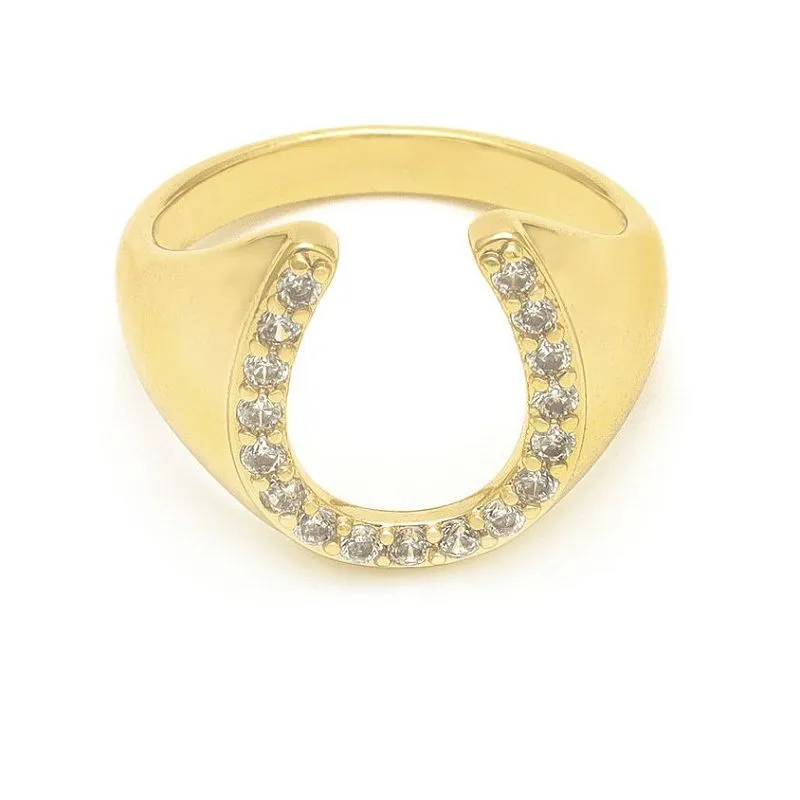 Moodne U-kujuline naiste sõrmus