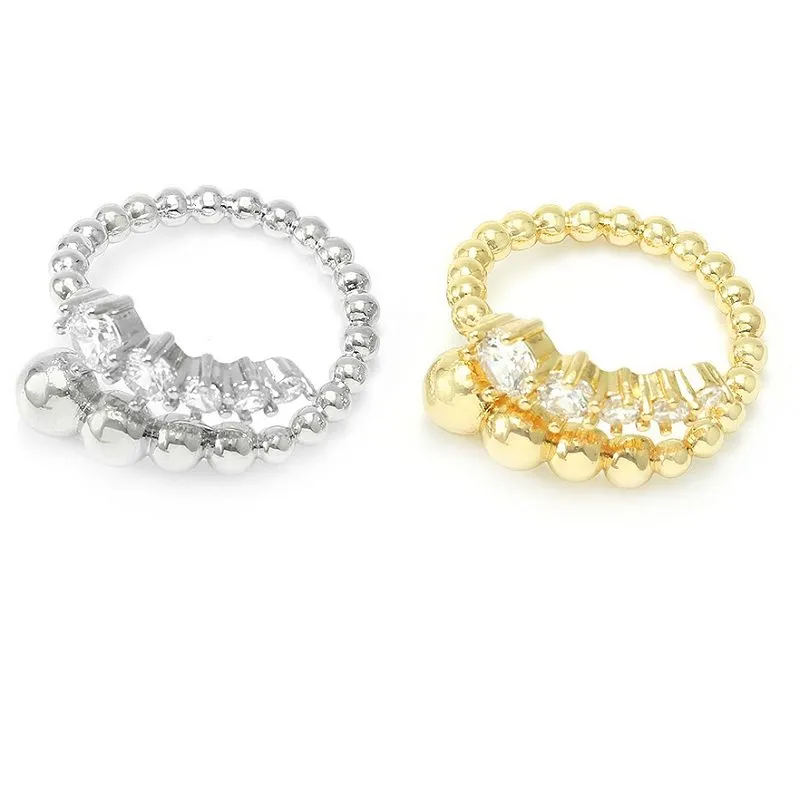 Kullatud Cz reguleeritav sõrmus