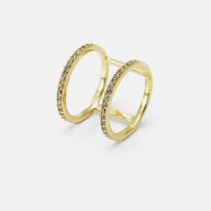 Kullatud naiste moesõrmus