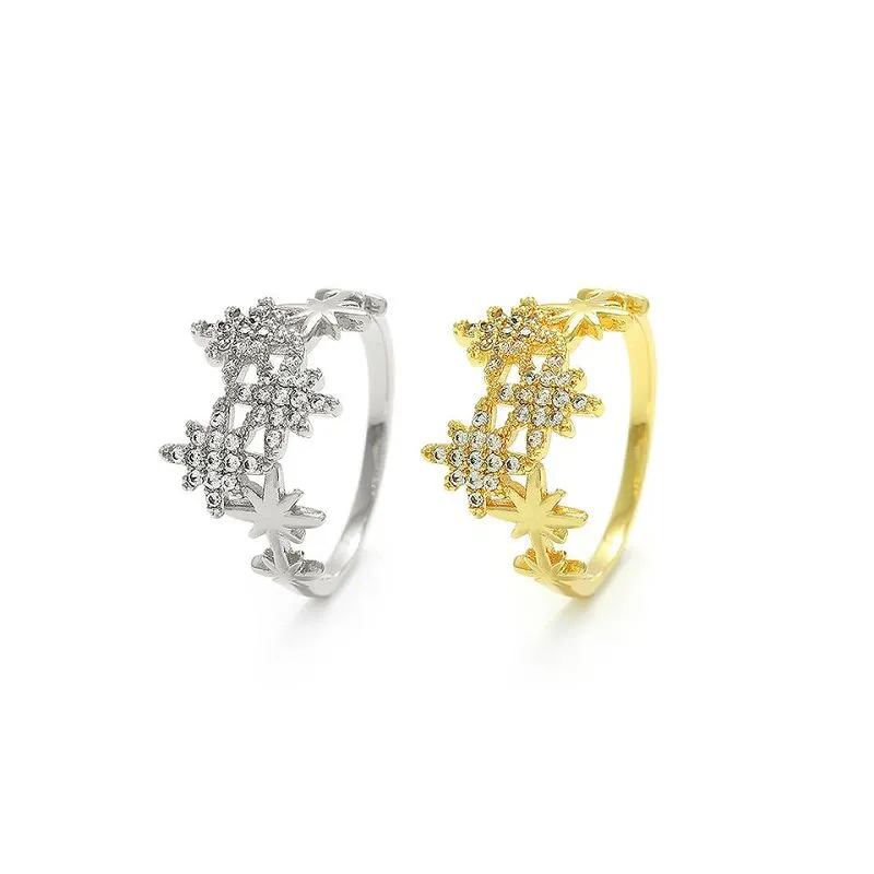 Snowflake Design naiste sõrmus