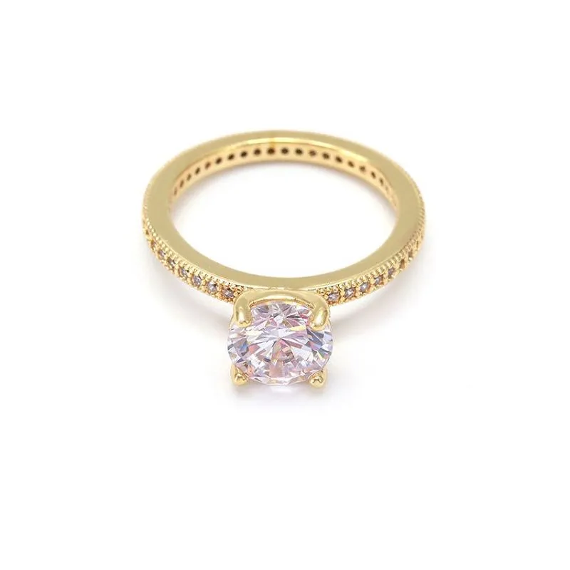 Sterling hõbevalge Cz abielusõrmus